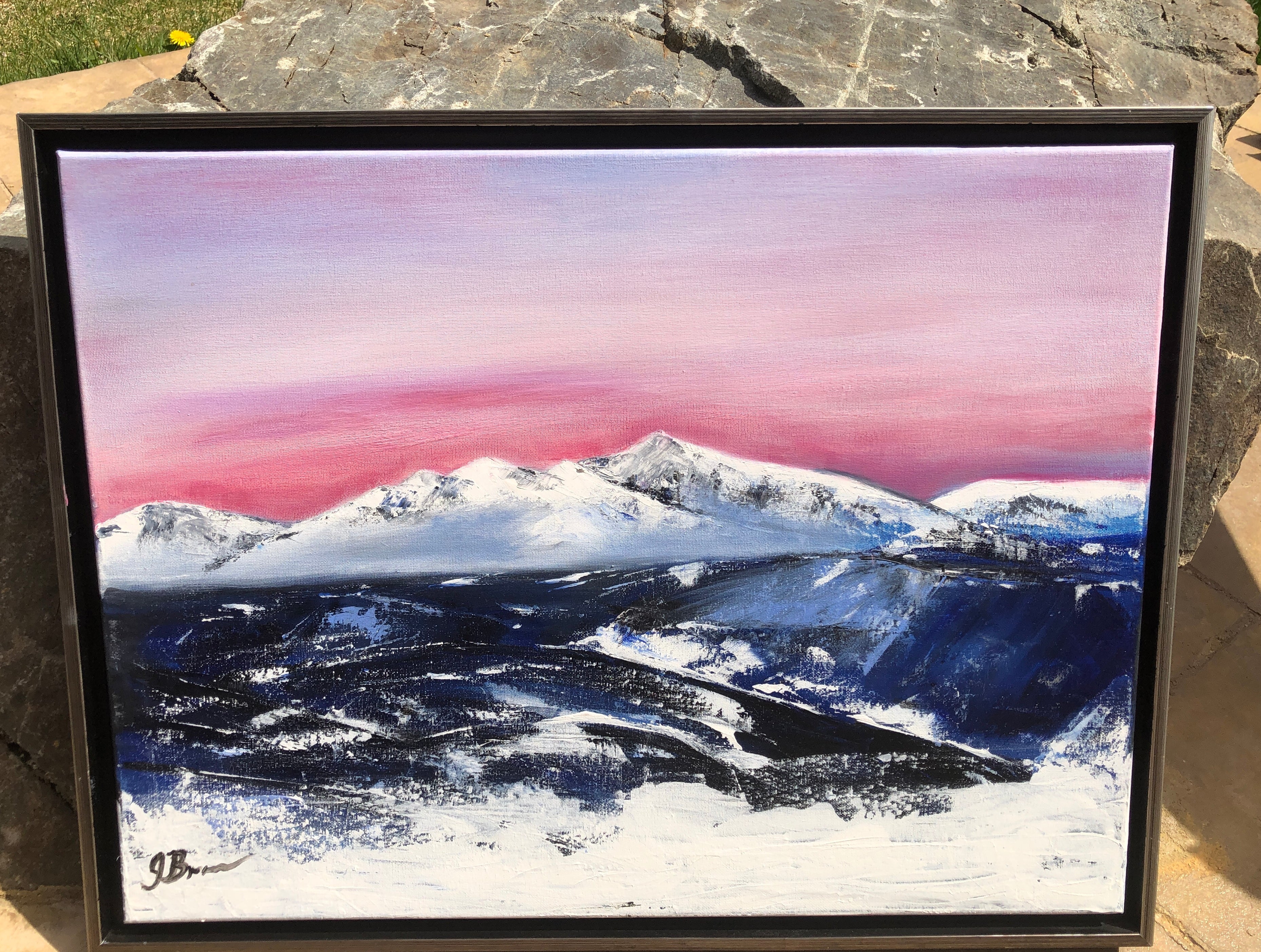 Original Acrylic  "Mountain Bliss"