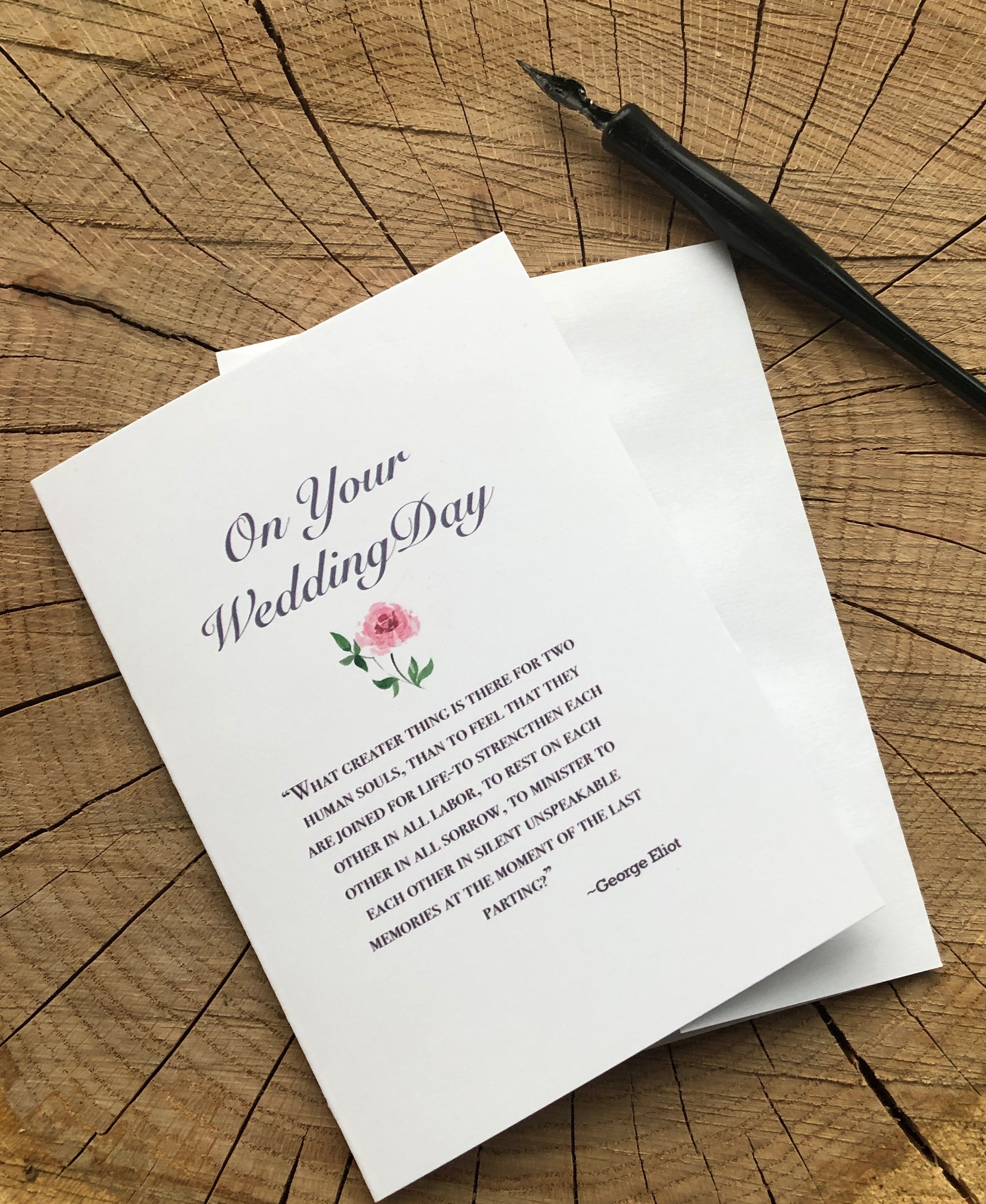 On Your Wedding Day Greeting Card